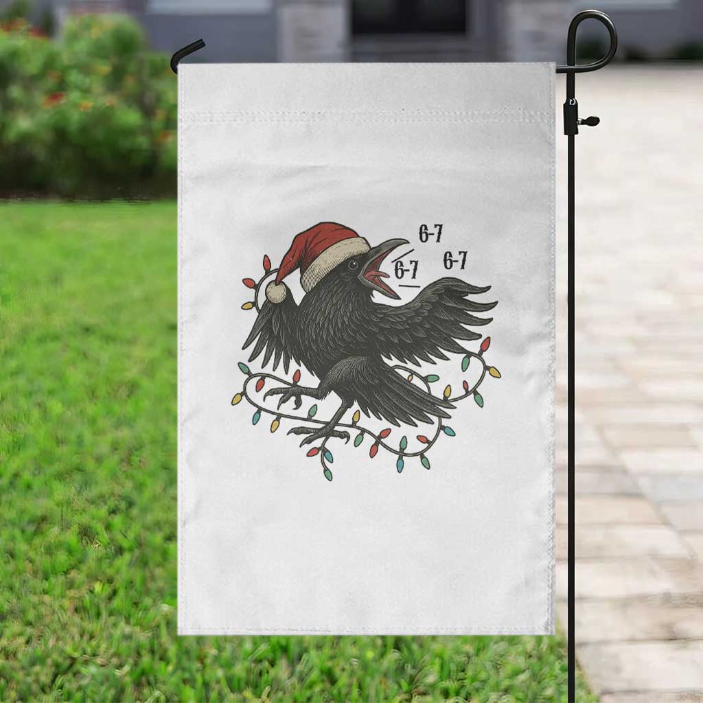 Funny Raven Six Seven Meme Garden Flag Christmas Gift For Gen Z - Wonder Print Shop
