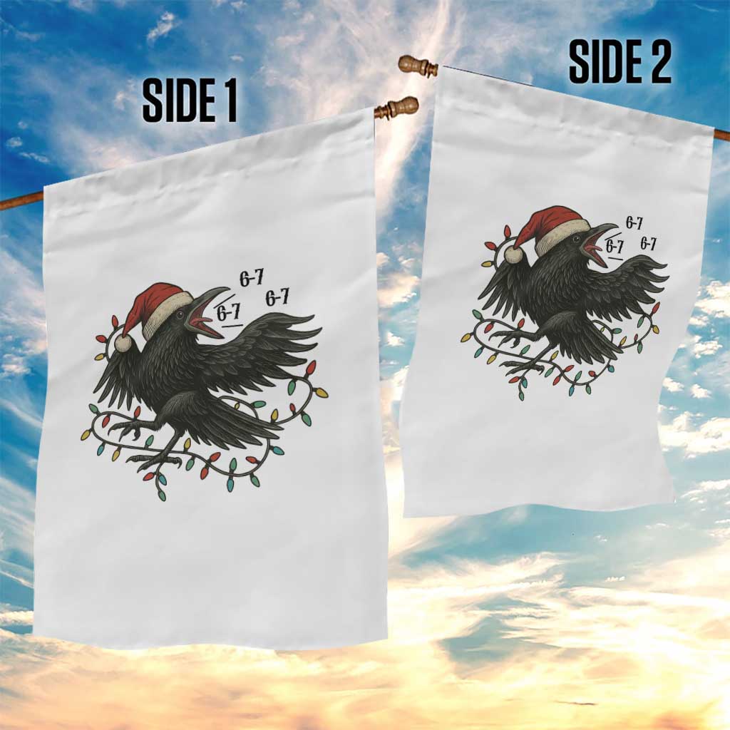 Funny Raven Six Seven Meme Garden Flag Christmas Gift For Gen Z - Wonder Print Shop