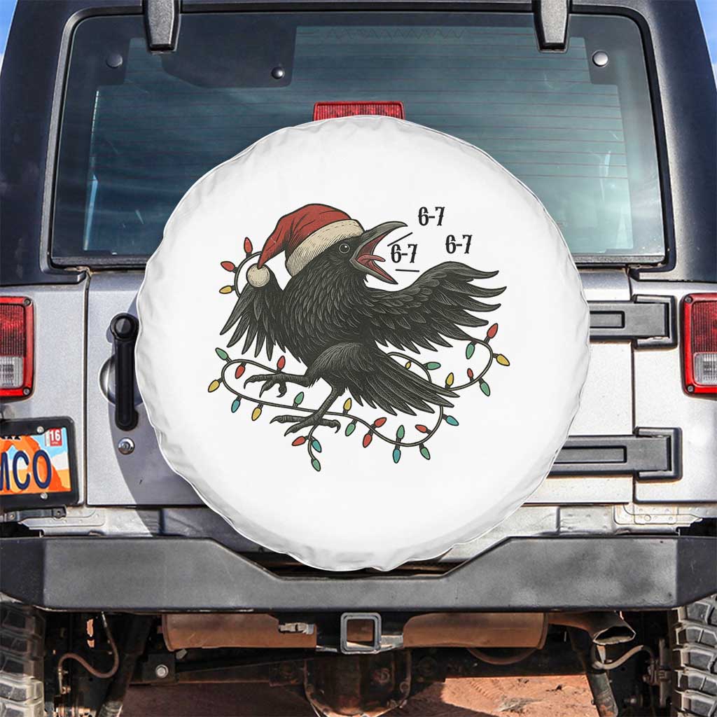 Funny Raven Six Seven Meme Spare Tire Cover Christmas Gift For Gen Z - Wonder Print Shop