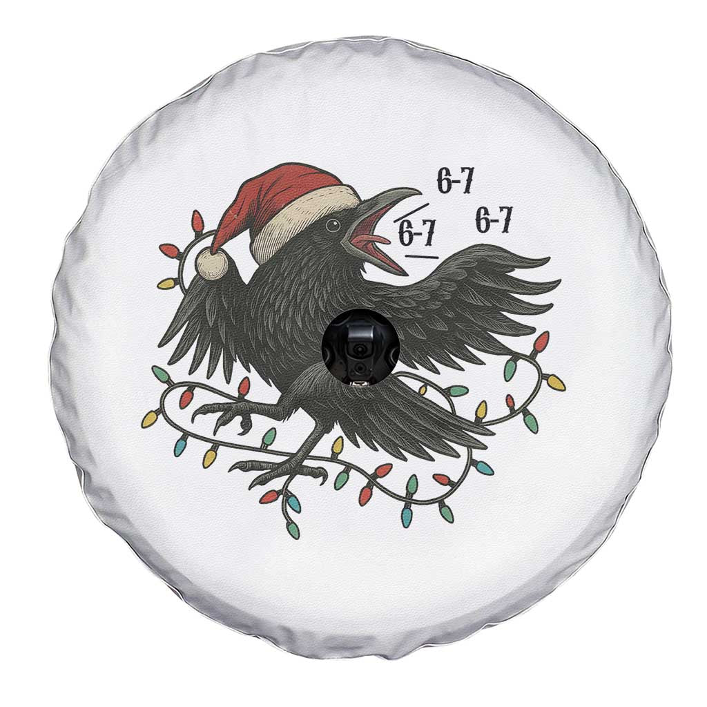 Funny Raven Six Seven Meme Spare Tire Cover Christmas Gift For Gen Z - Wonder Print Shop