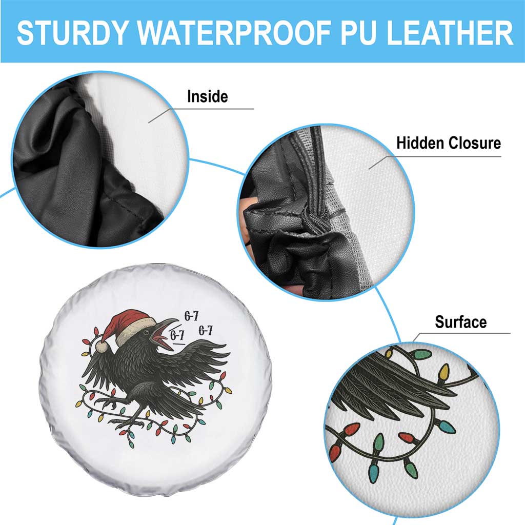 Funny Raven Six Seven Meme Spare Tire Cover Christmas Gift For Gen Z - Wonder Print Shop