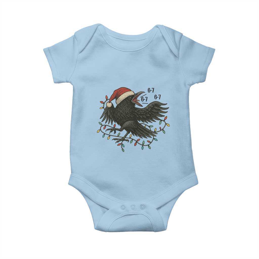 Funny Raven Six Seven Meme Baby Onesie Christmas Gift For Gen Z - Wonder Print Shop