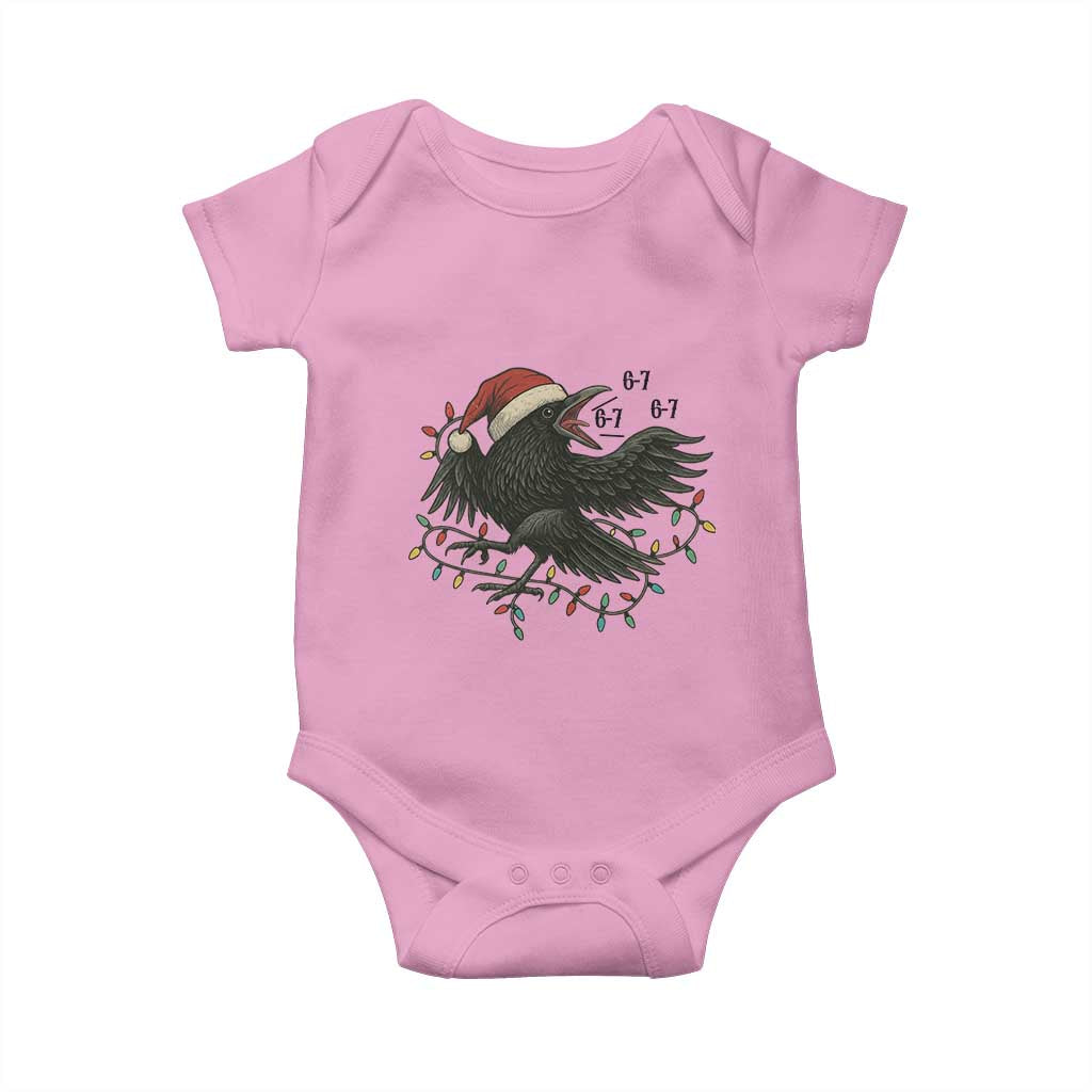Funny Raven Six Seven Meme Baby Onesie Christmas Gift For Gen Z - Wonder Print Shop