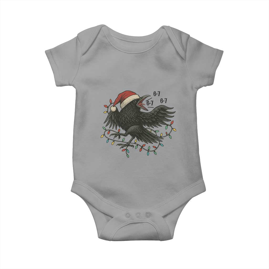 Funny Raven Six Seven Meme Baby Onesie Christmas Gift For Gen Z - Wonder Print Shop