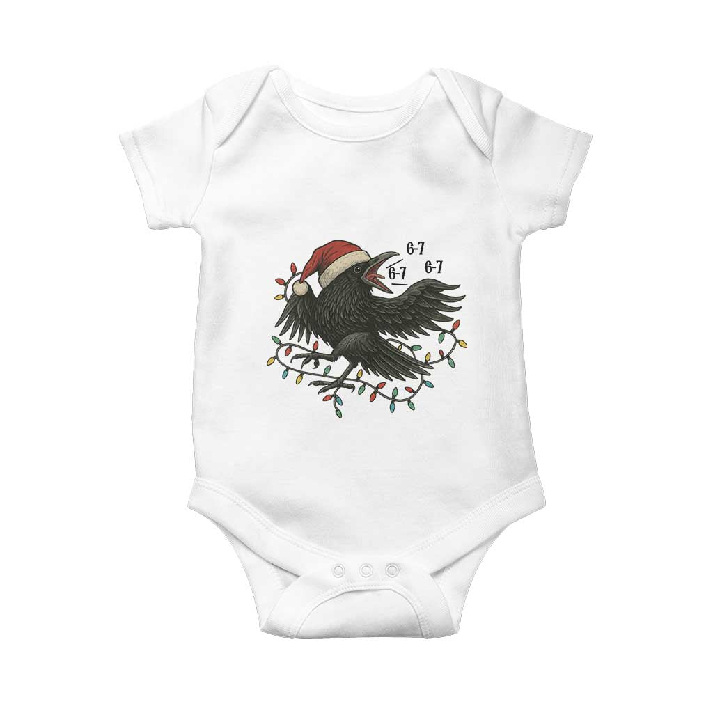 Funny Raven Six Seven Meme Baby Onesie Christmas Gift For Gen Z - Wonder Print Shop