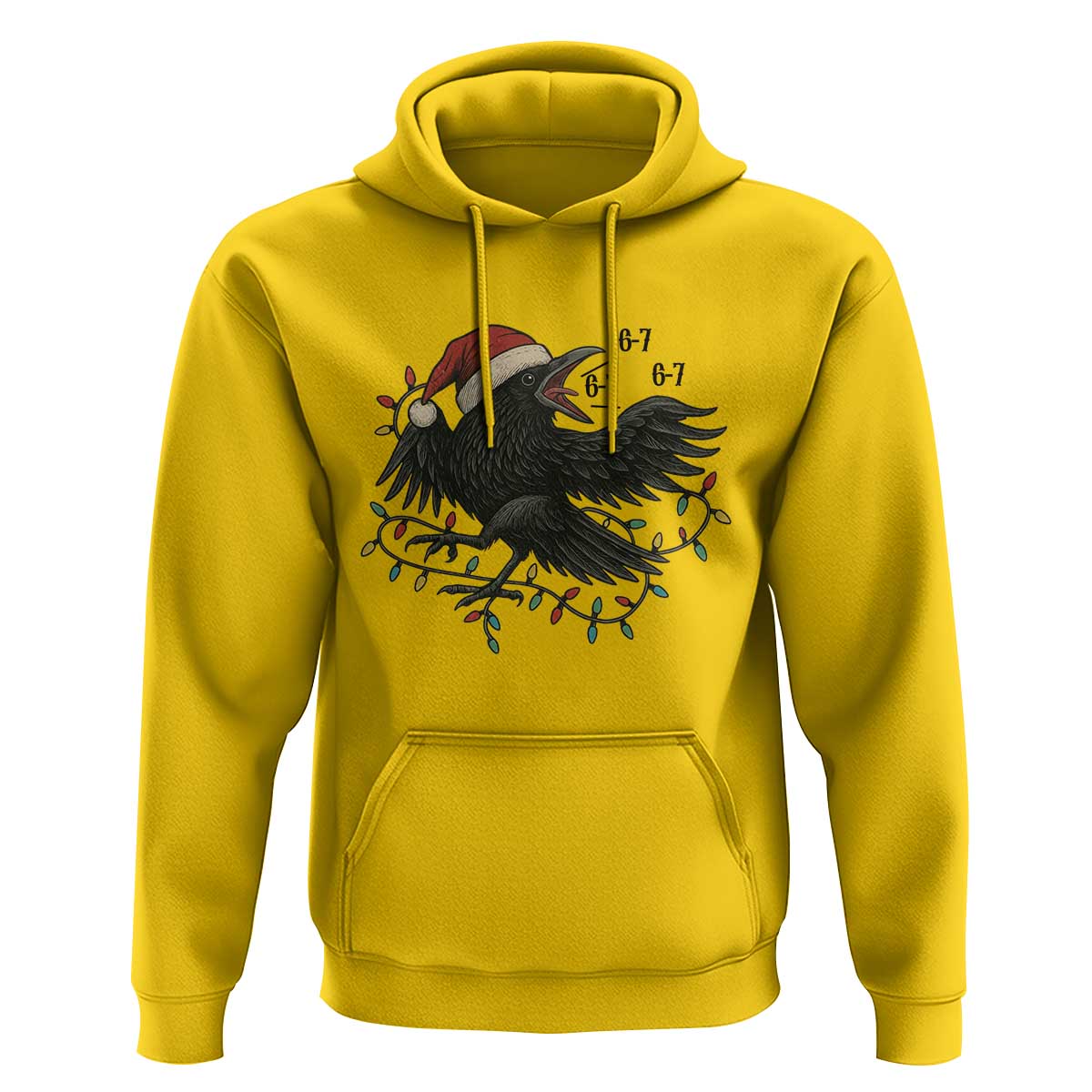 Funny Raven Six Seven Meme Hoodie Christmas Gift For Gen Z - Wonder Print Shop