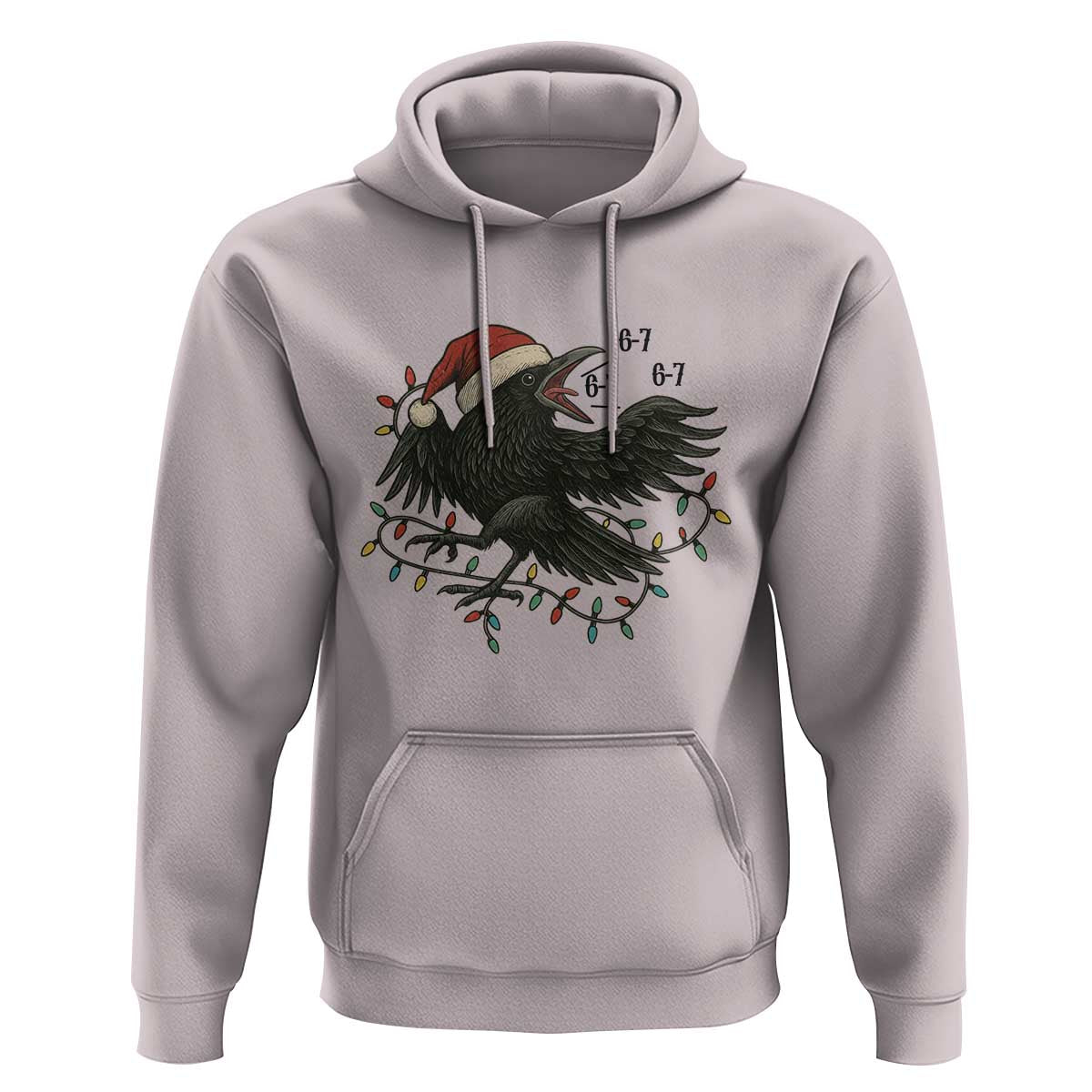 Funny Raven Six Seven Meme Hoodie Christmas Gift For Gen Z - Wonder Print Shop