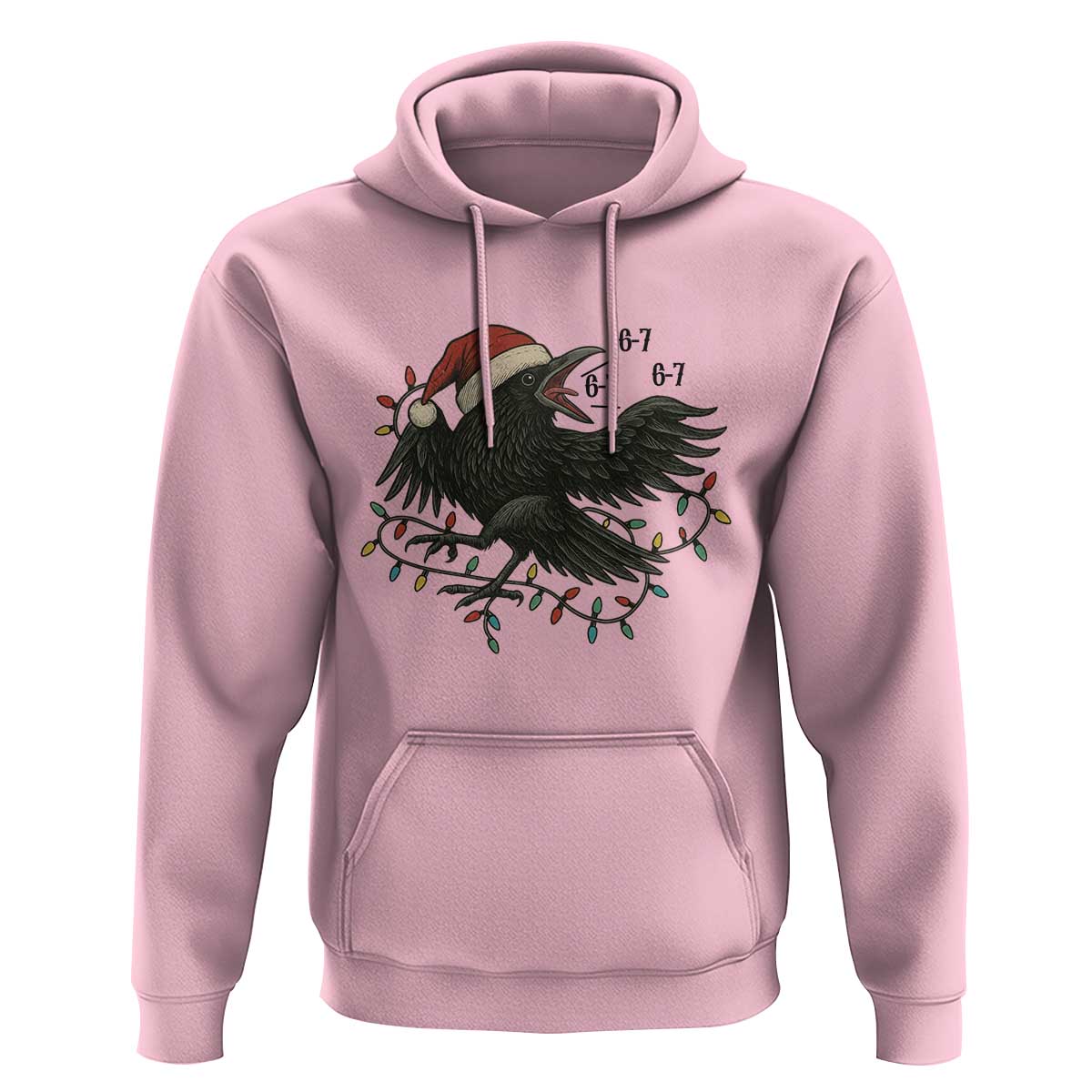 Funny Raven Six Seven Meme Hoodie Christmas Gift For Gen Z - Wonder Print Shop