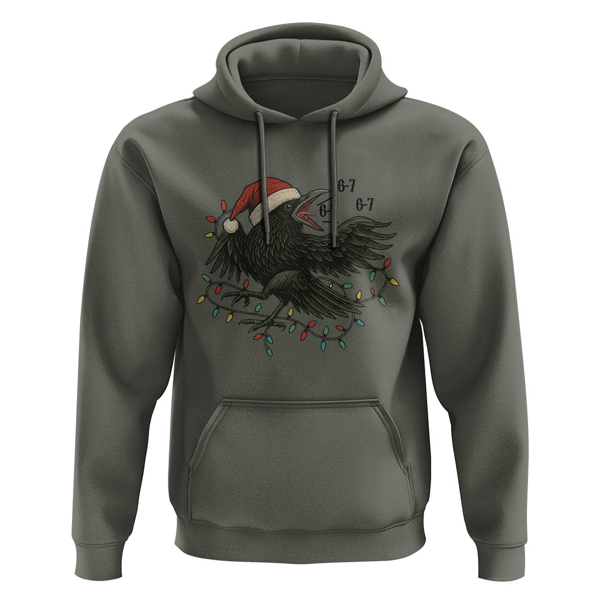 Funny Raven Six Seven Meme Hoodie Christmas Gift For Gen Z - Wonder Print Shop