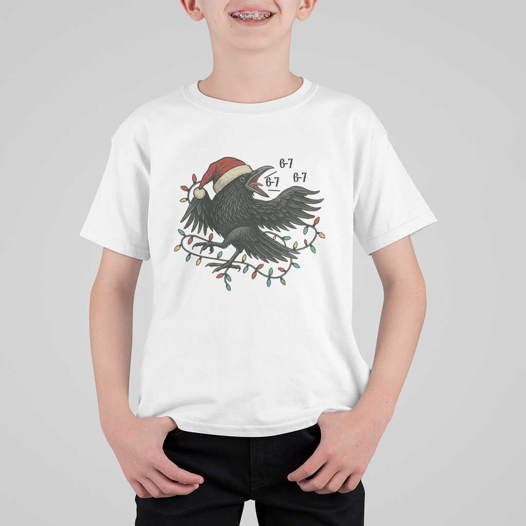Funny Raven Six Seven Meme T Shirt For Kid Christmas Gift For Gen Z - Wonder Print Shop