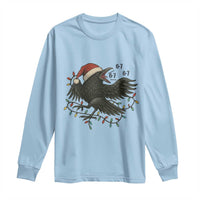 Funny Raven Six Seven Meme Long Sleeve Shirt Christmas Gift For Gen Z - Wonder Print Shop