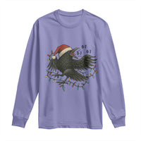 Funny Raven Six Seven Meme Long Sleeve Shirt Christmas Gift For Gen Z - Wonder Print Shop