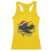 Funny Raven Six Seven Meme Racerback Tank Top Christmas Gift For Gen Z - Wonder Print Shop