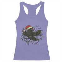 Funny Raven Six Seven Meme Racerback Tank Top Christmas Gift For Gen Z - Wonder Print Shop