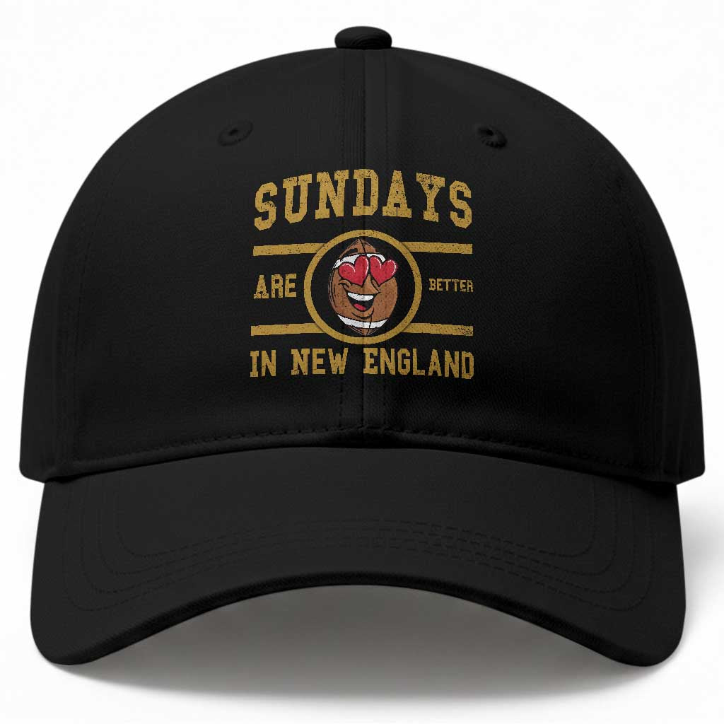 Sundays Are Better In NE Baseball Cap Game Day Lover Gift