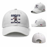 Sundays Are For NE Baseball Cap Game Day Sports Fan Gift