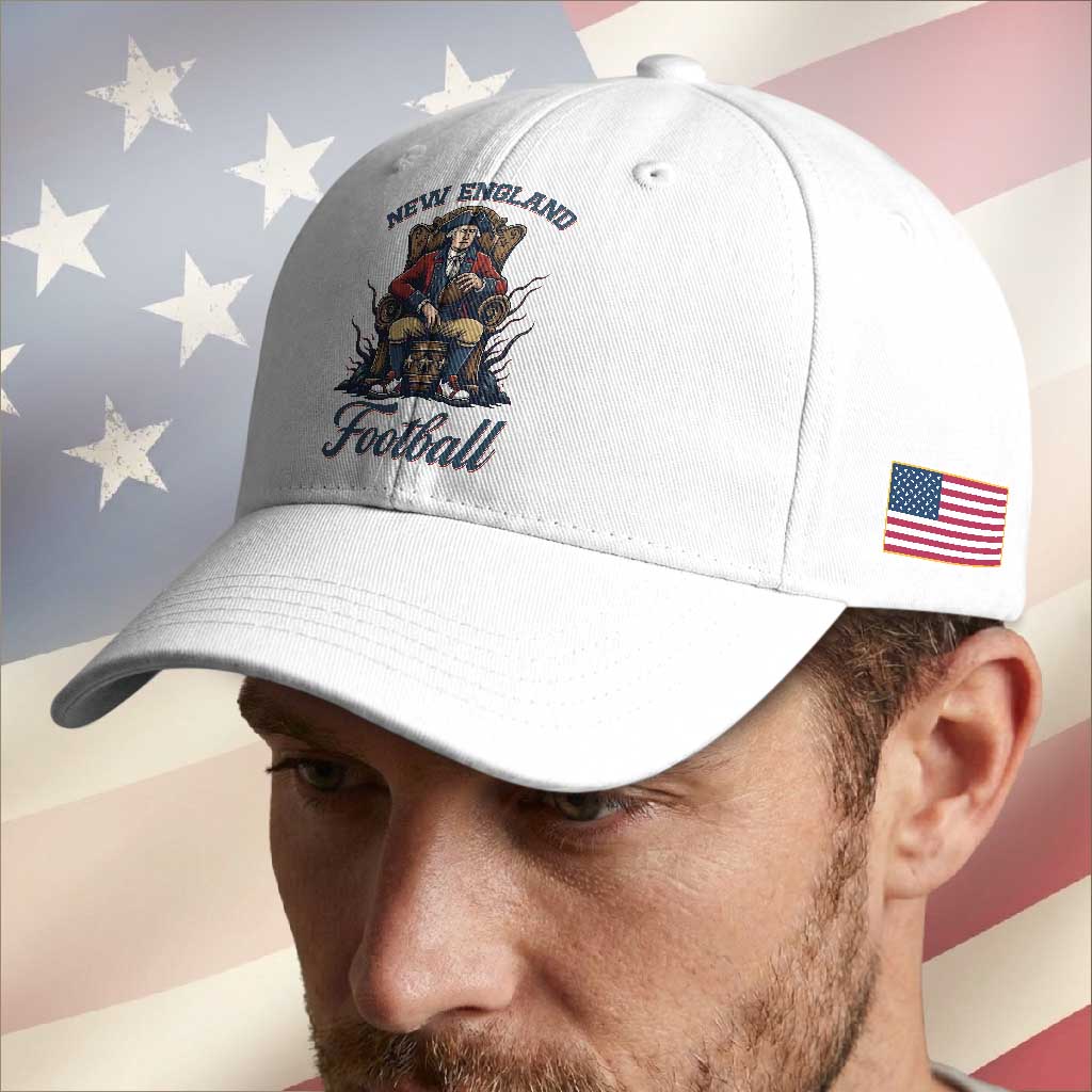 Funny George Washington NE Football Lover Gift Baseball Cap
