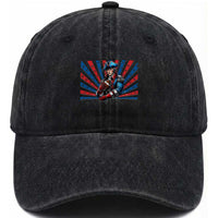 Vintage George Washington Football Washed Cotton Baseball Cap NE Pride Gift