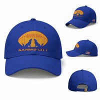 Football Lover Gift Baseball Cap Midwest Wolf Spirit