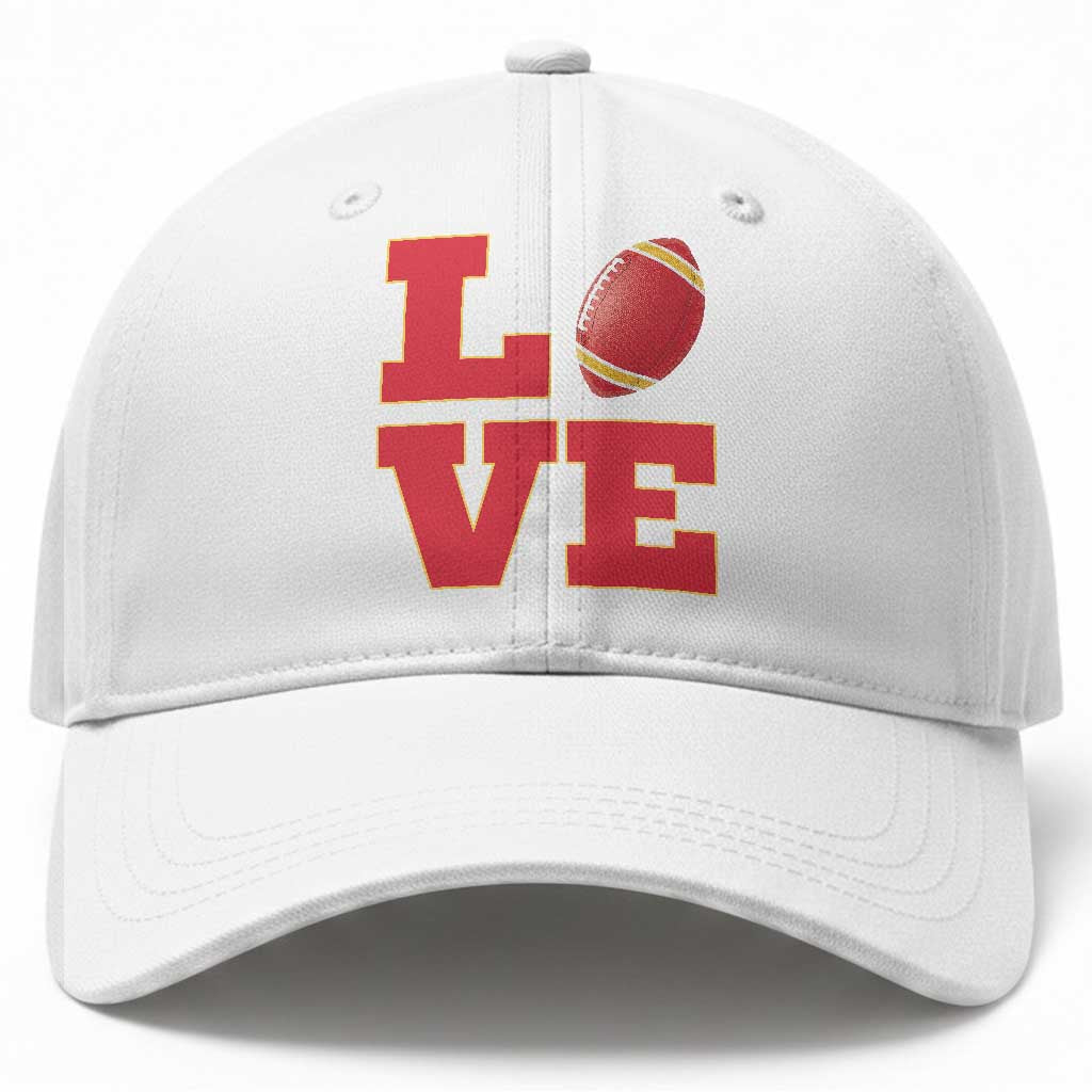 Love Midwest Football Baseball Cap Gift For Football Fans