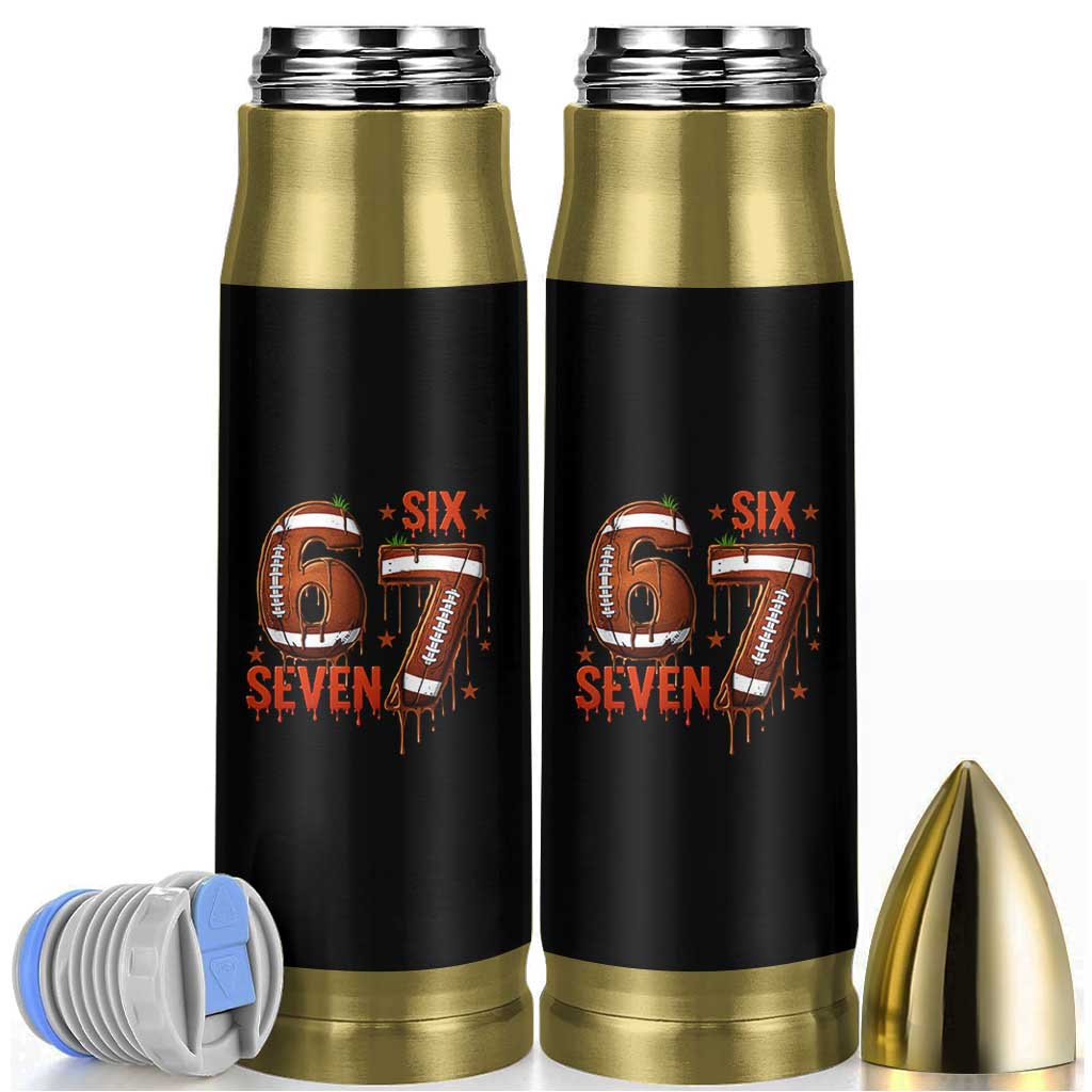 American Football Six Seven Meme Bullet Tumbler Funny Gen Z Alpha Gift