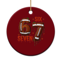 American Football Six Seven Meme Ceramic Ornament Funny Gen Z Alpha Gift
