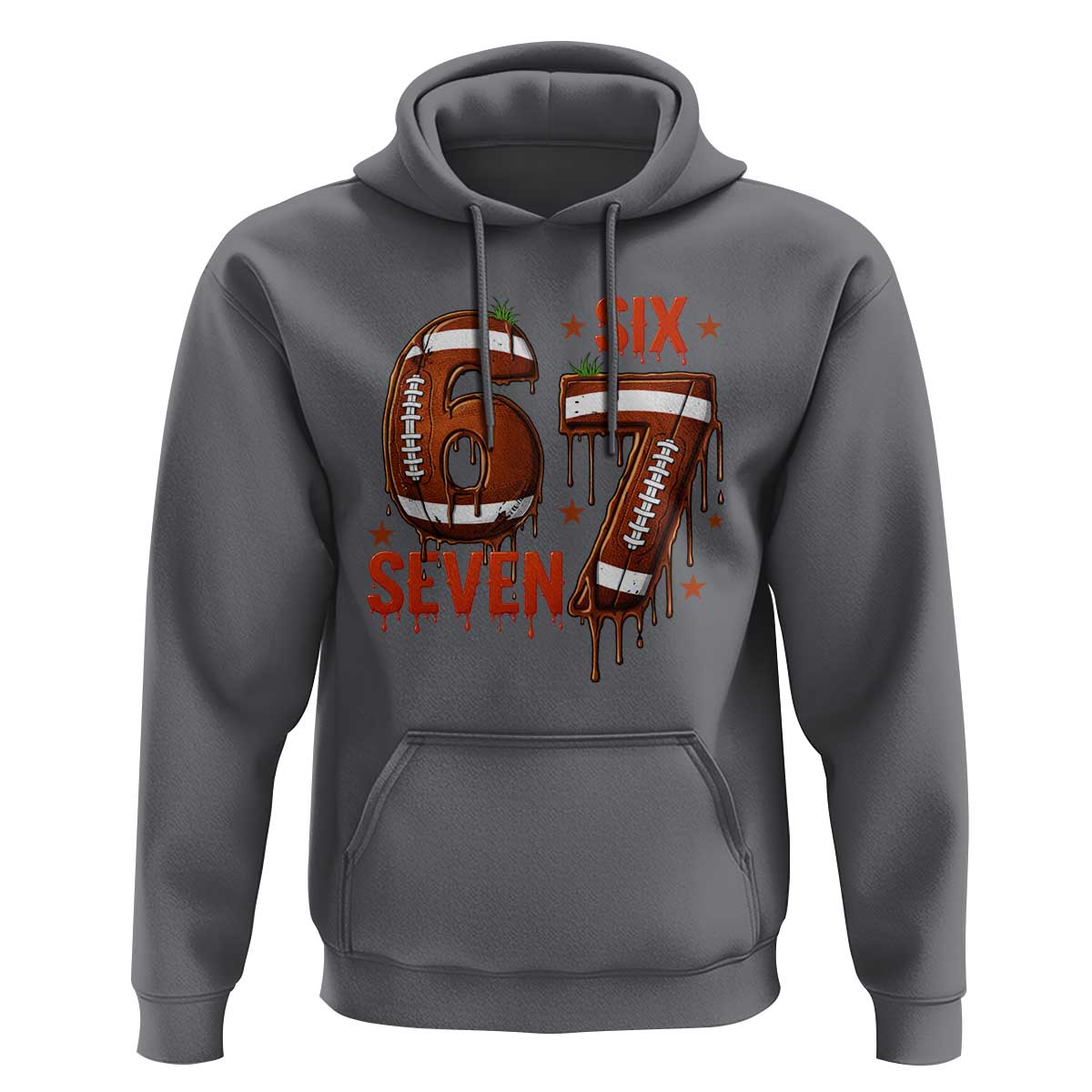 American Football Six Seven Meme Hoodie Funny Gen Z Alpha Gift