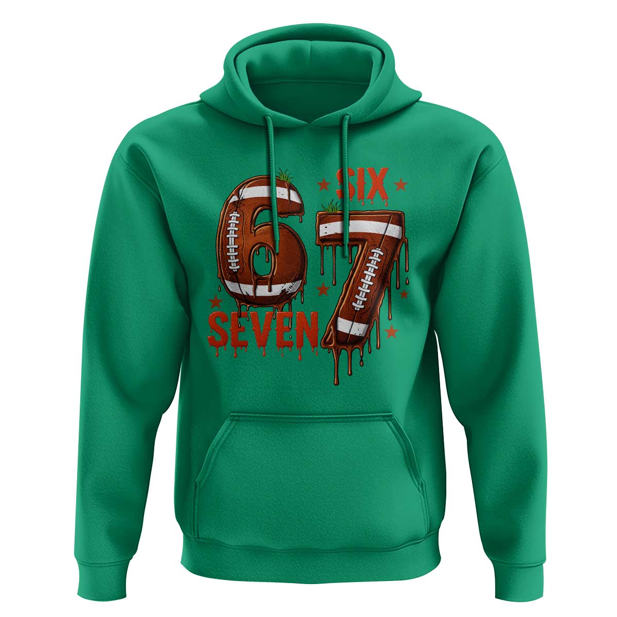 American Football Six Seven Meme Hoodie Funny Gen Z Alpha Gift