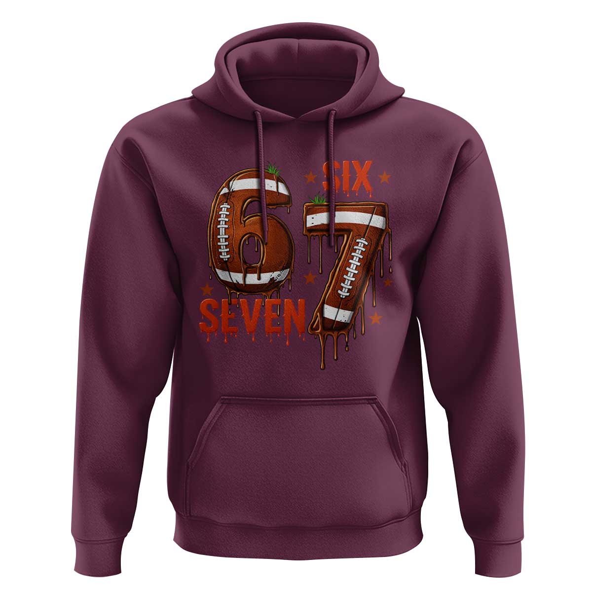 American Football Six Seven Meme Hoodie Funny Gen Z Alpha Gift