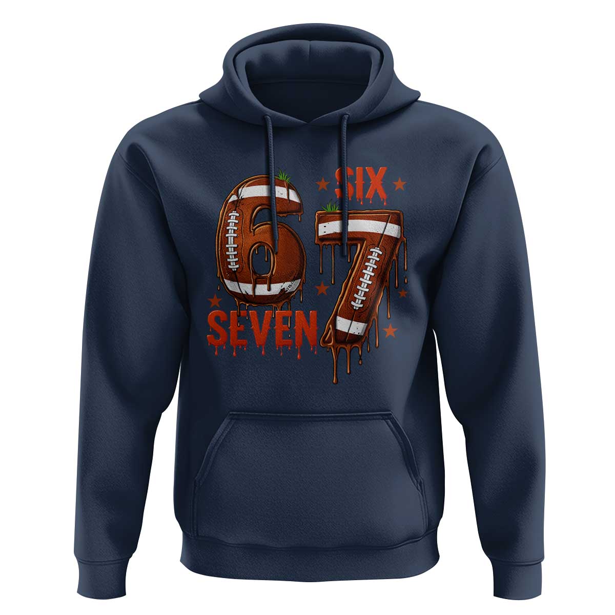 American Football Six Seven Meme Hoodie Funny Gen Z Alpha Gift