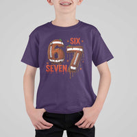 American Football Six Seven Meme T Shirt For Kid Funny Gen Z Alpha Gift