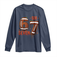 American Football Six Seven Meme Long Sleeve Shirt Funny Gen Z Alpha Gift