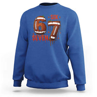 American Football Six Seven Meme Sweatshirt Funny Gen Z Alpha Gift