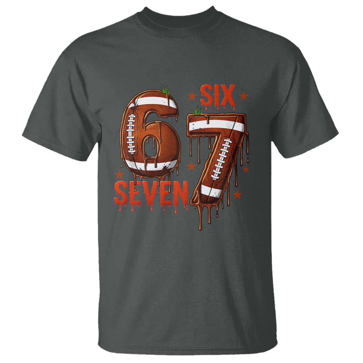 American Football Six Seven Meme T Shirt Funny Gen Z Alpha Gift