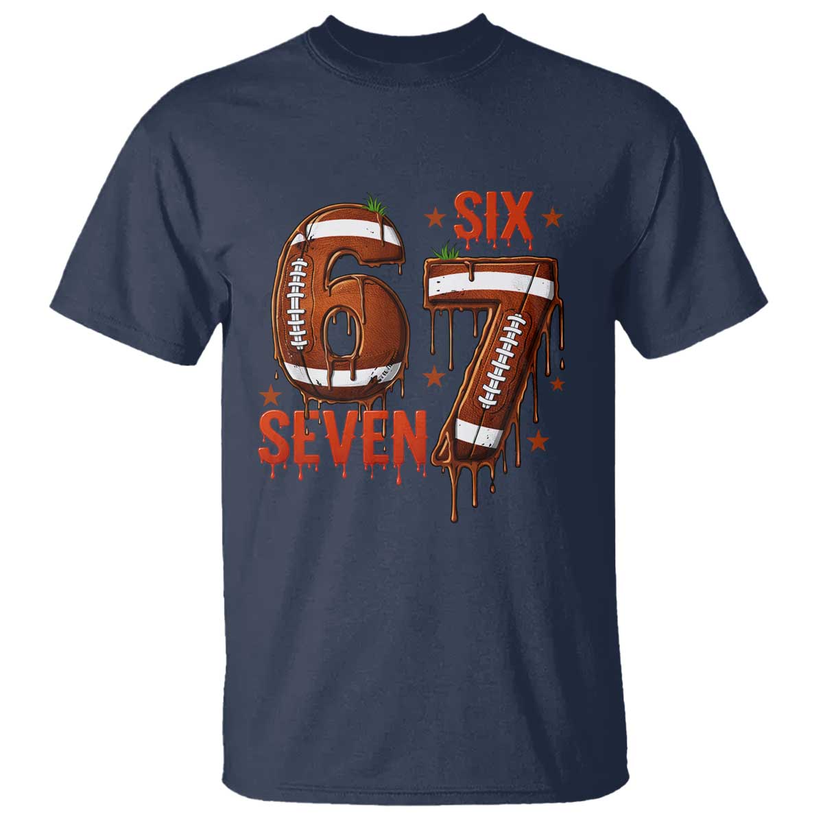American Football Six Seven Meme T Shirt Funny Gen Z Alpha Gift