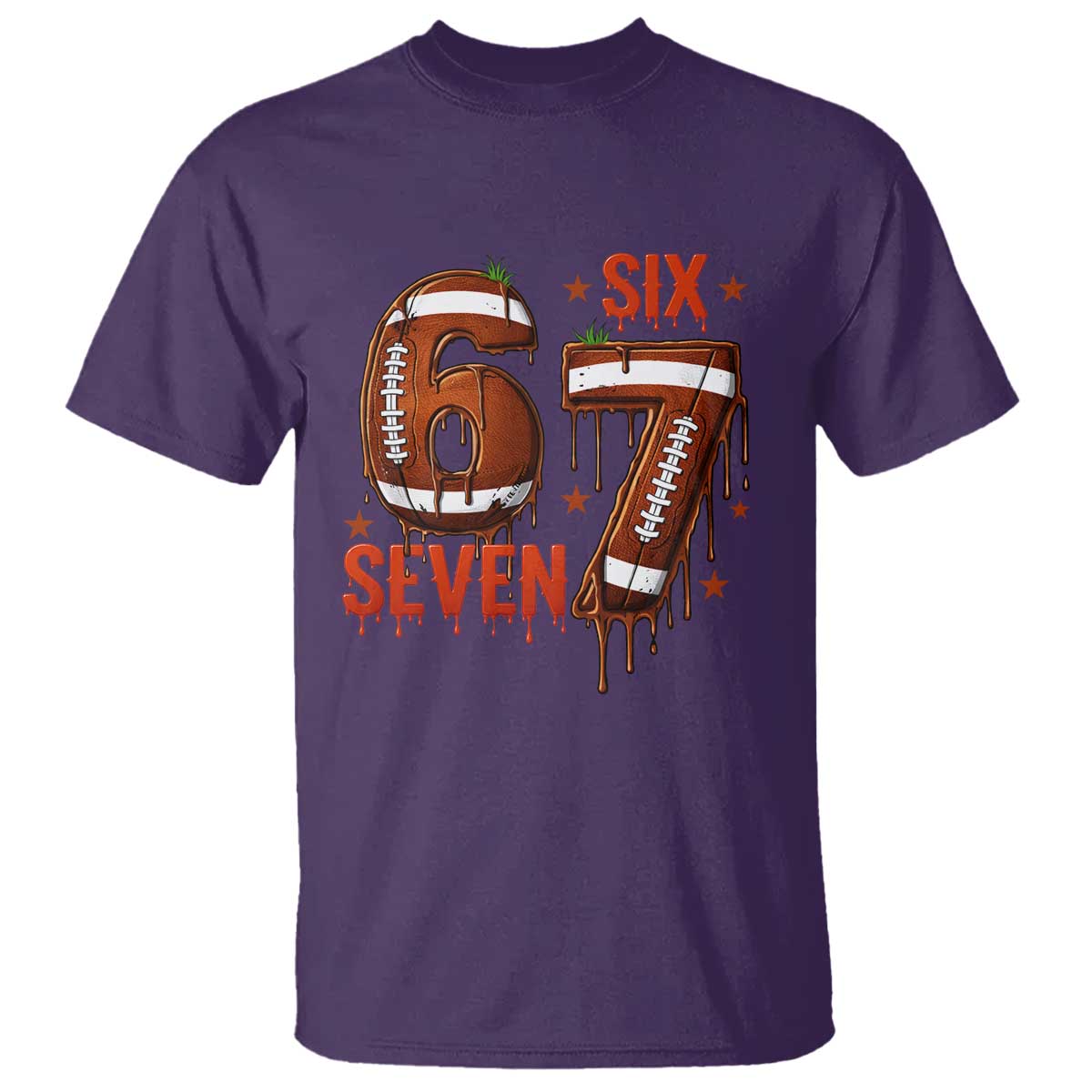 American Football Six Seven Meme T Shirt Funny Gen Z Alpha Gift