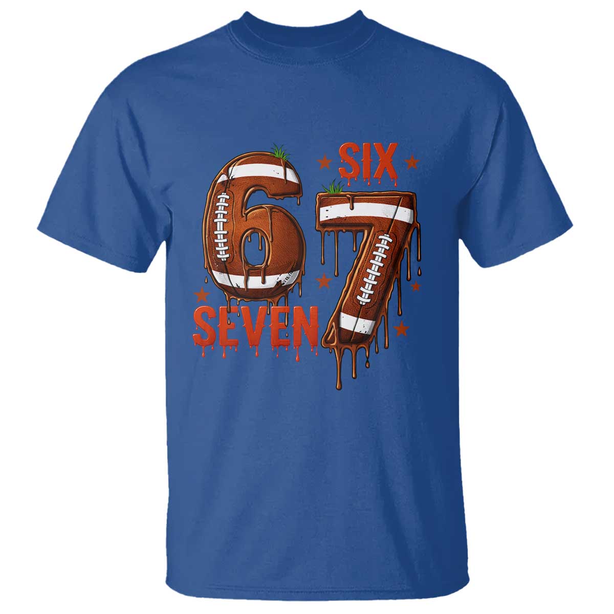 American Football Six Seven Meme T Shirt Funny Gen Z Alpha Gift