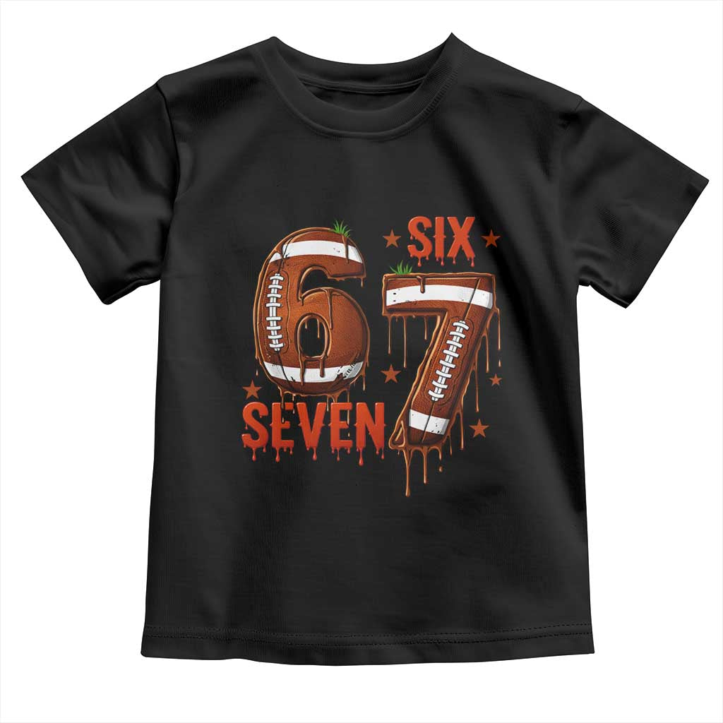 American Football Six Seven Meme Toddler T Shirt Funny Gen Z Alpha Gift