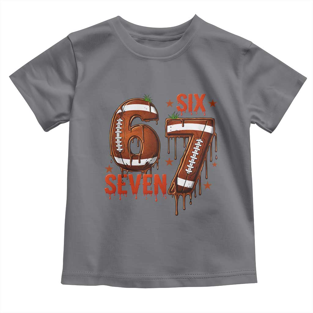 American Football Six Seven Meme Toddler T Shirt Funny Gen Z Alpha Gift