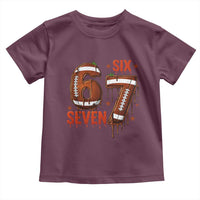 American Football Six Seven Meme Toddler T Shirt Funny Gen Z Alpha Gift