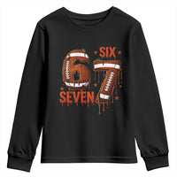 American Football Six Seven Meme Youth Sweatshirt Funny Gen Z Alpha Gift