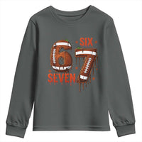 American Football Six Seven Meme Youth Sweatshirt Funny Gen Z Alpha Gift