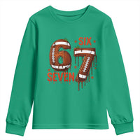 American Football Six Seven Meme Youth Sweatshirt Funny Gen Z Alpha Gift