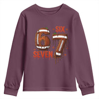 American Football Six Seven Meme Youth Sweatshirt Funny Gen Z Alpha Gift