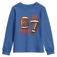 American Football Six Seven Meme Youth Sweatshirt Funny Gen Z Alpha Gift