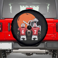Funny American Football Spare Tire Cover Six Seven Meme - Wonder Print Shop