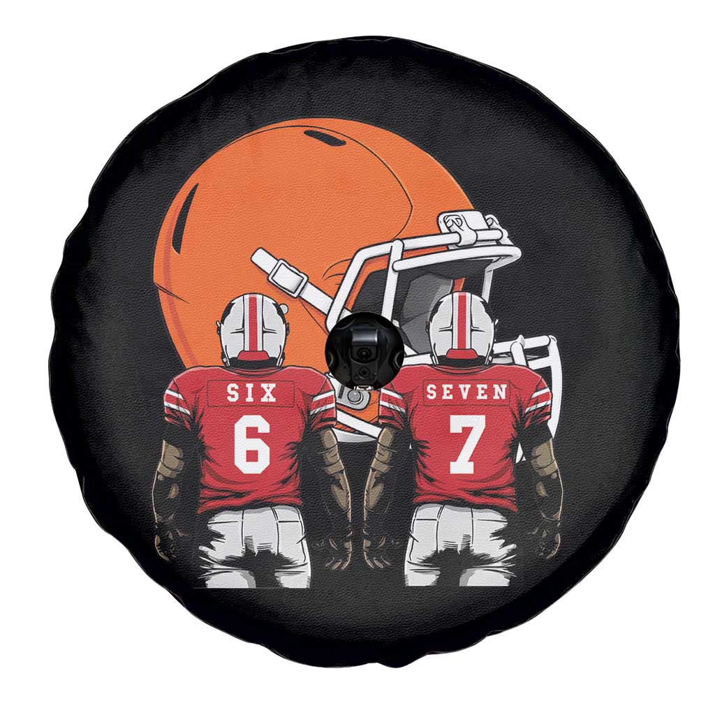 Funny American Football Spare Tire Cover Six Seven Meme - Wonder Print Shop