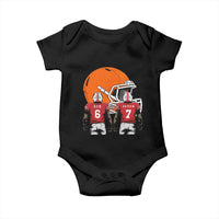 Funny American Football Baby Onesie Six Seven Meme - Wonder Print Shop