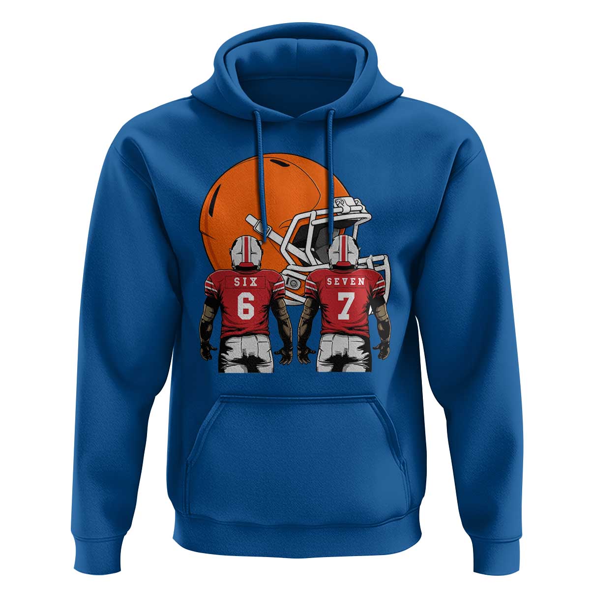 Funny American Football Hoodie Six Seven Meme - Wonder Print Shop