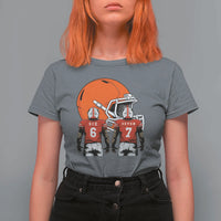 Funny American Football T Shirt For Women Six Seven Meme - Wonder Print Shop